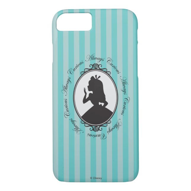 Coques Case-Mate iPhone Alice| Toujours curieux (Dos)