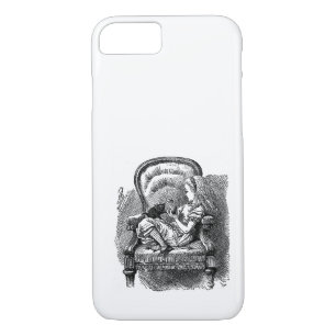 Coque iPhone 7 Alice vintage au pays des merveilles dans le