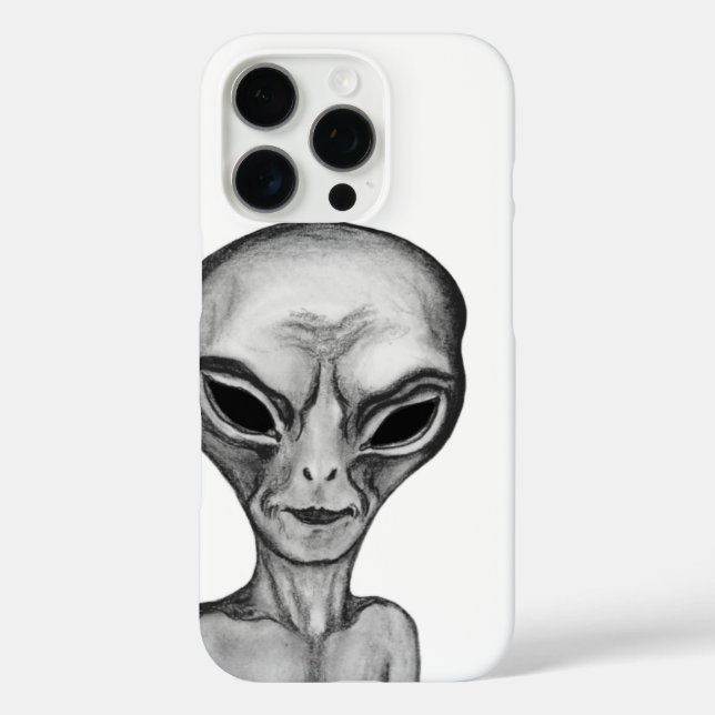 Coques Case-Mate iPhone Alien gris, je veux croire (Verso)