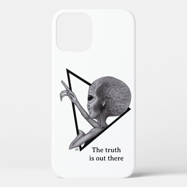 Coques Case-Mate iPhone Alien gris, la vérité est là (Verso)