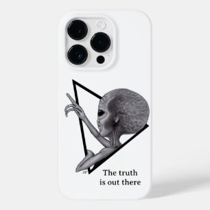 Coque Pour iPhone 14 Pro Alien gris, la vérité est là