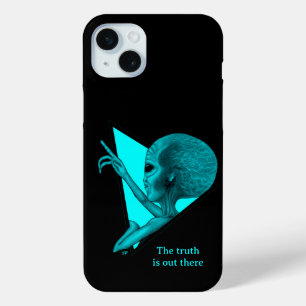 Coque iPhone 15 Mini Alien gris, la vérité est là