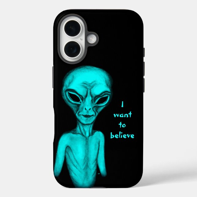 Coques Case-Mate iPhone Alien, je veux croire (Verso)