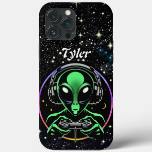 Case-Mate iPhone Case Alien Lecture de jeux vidéo Stellar Game Smasher