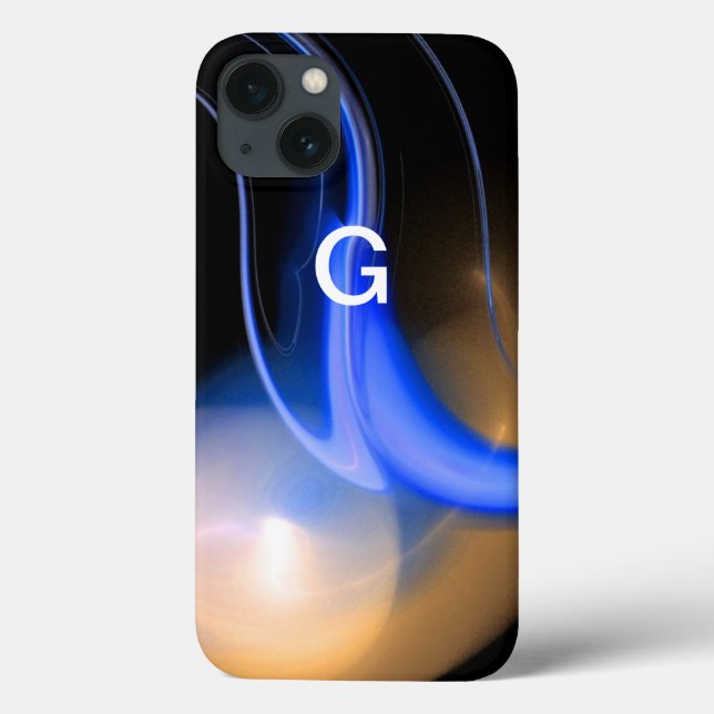 Coques Case-Mate iPhone ALIEN PEARL monogramme violet (Verso)