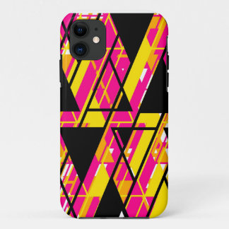 Coque iPhone 11 Alignez la conception graphique lumineuse