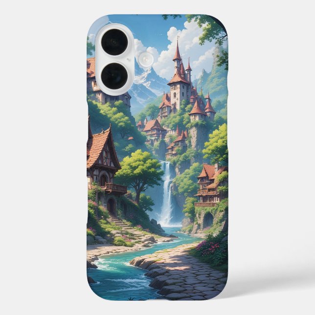 Coques Case-Mate iPhone Allée de vue sur le château (Verso)