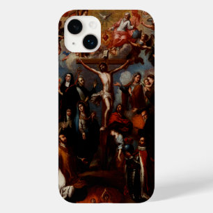 Coque Pour iPhone 14 Plus Allégorie de la Crucifixion avec des saints jésuit
