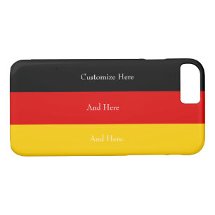 Case-Mate iPhone Case Allemagne Couleurs du drapeau Noir Rouge Or Person
