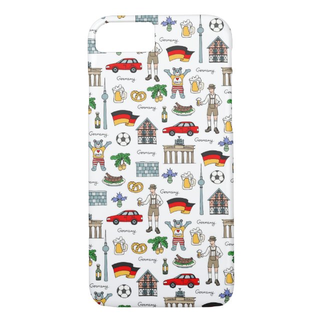 Coques Case-Mate iPhone Allemagne| Motif des symboles (Dos)