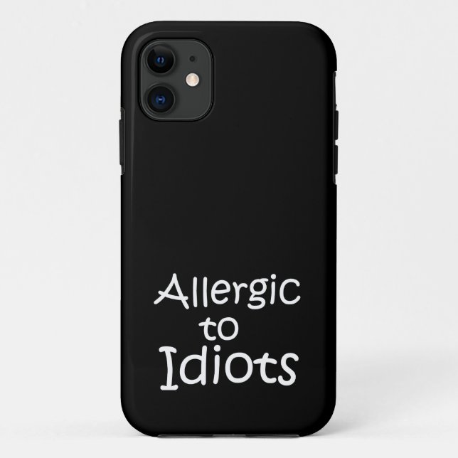 Coques Case-Mate iPhone Allergique aux idiots (Dos)