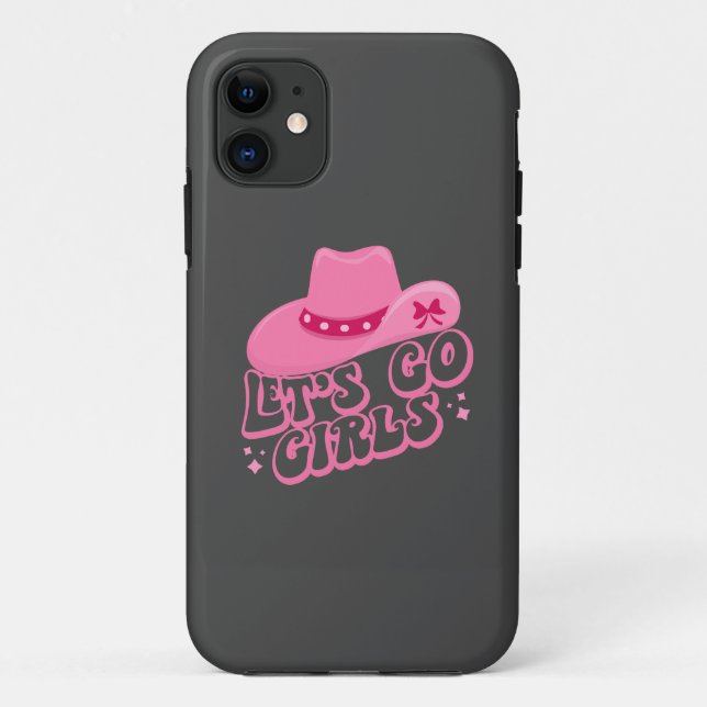 Coques Case-Mate iPhone Allons-y Filles, Voyage Filles, Retro Graphic (Dos)
