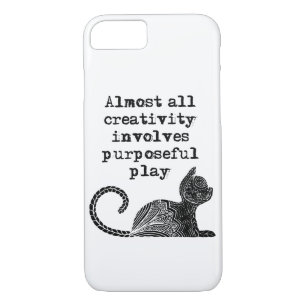 Case-Mate iPhone Case Almost all creativity implives purposeful play I