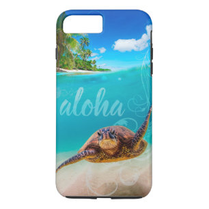Coque iPhone 8 Plus/7 Plus Aloha cas plus de l'iPhone 7 de tortue de mer