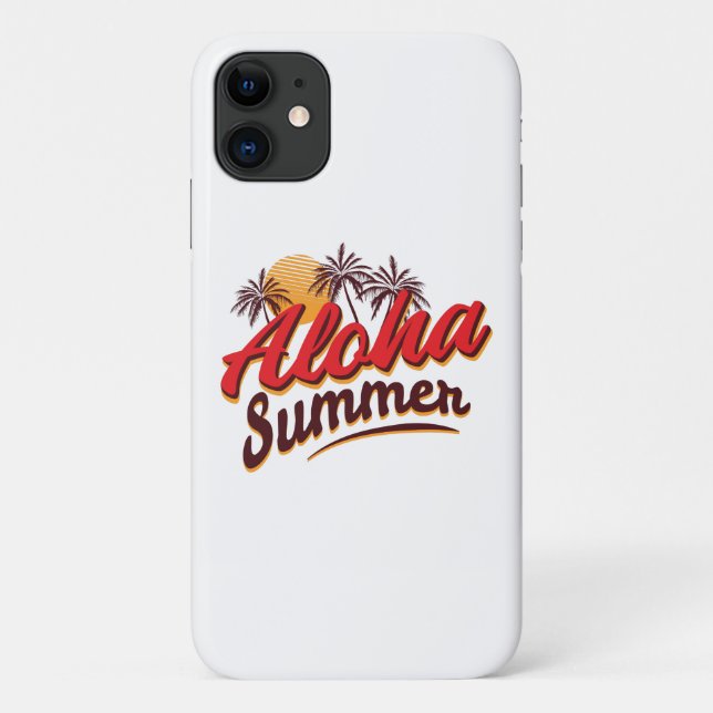 Coques Case-Mate iPhone Aloha été (Dos)