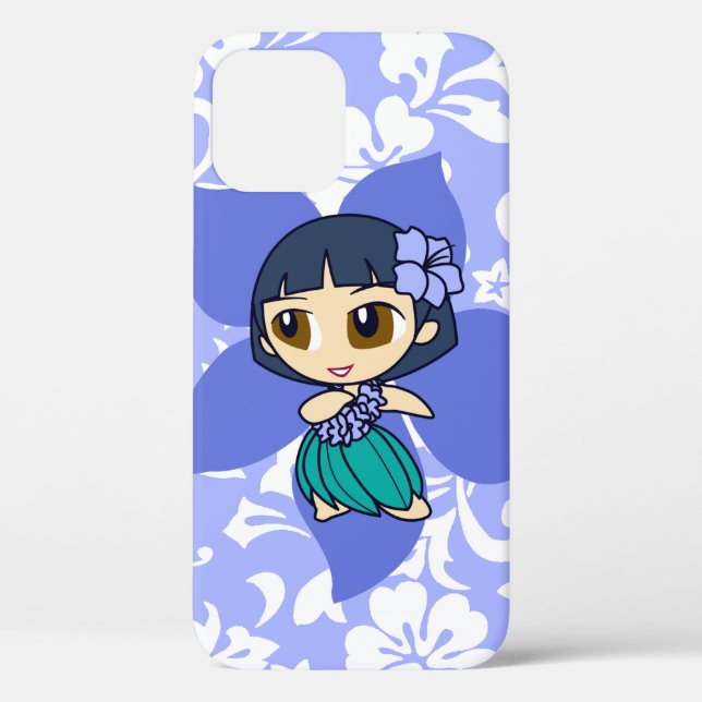 Coques Case-Mate iPhone Aloha Honeys Hawaiian Peri Pareau Hula Girl (Verso)