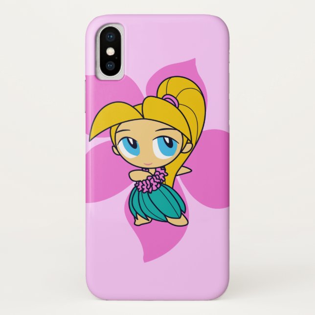 Coques Case-Mate iPhone Aloha Honeys Hawaiian rose Hibiscus Hula Girl (Dos)