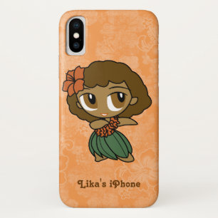 Coque Case-Mate Pour iPhone Aloha Honeys Orange Hula Girl Hibiscus hawaïen