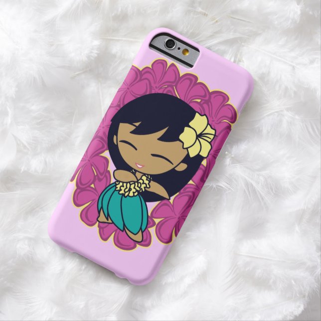 Coques Case-Mate iPhone Aloha Plumeria hawaïen Lei de fille de danse (In Situ)