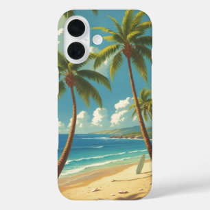 Coque Pour iPhone 16 Aloha Voyage Hawaïen De Style vintage De Hawaii
