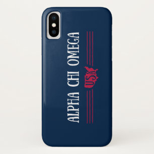 Coque iPhone X Alpha Chi Omega - Etats-Unis
