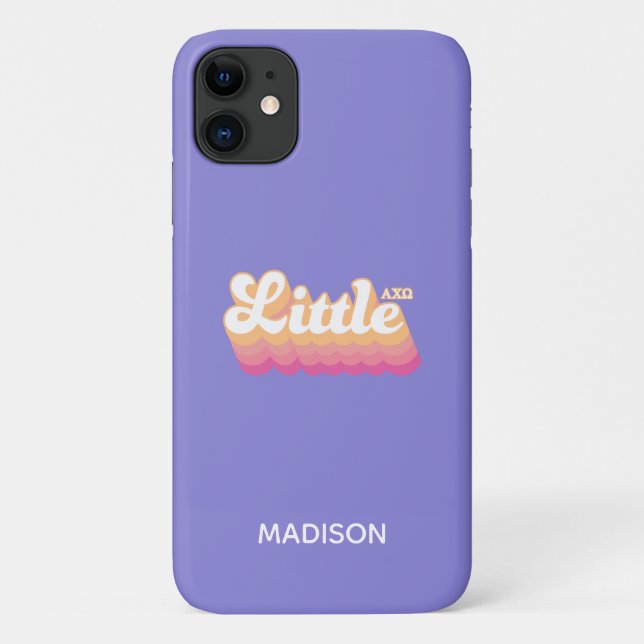 Coques Case-Mate iPhone Alpha Chi Omega| Petit (Dos)