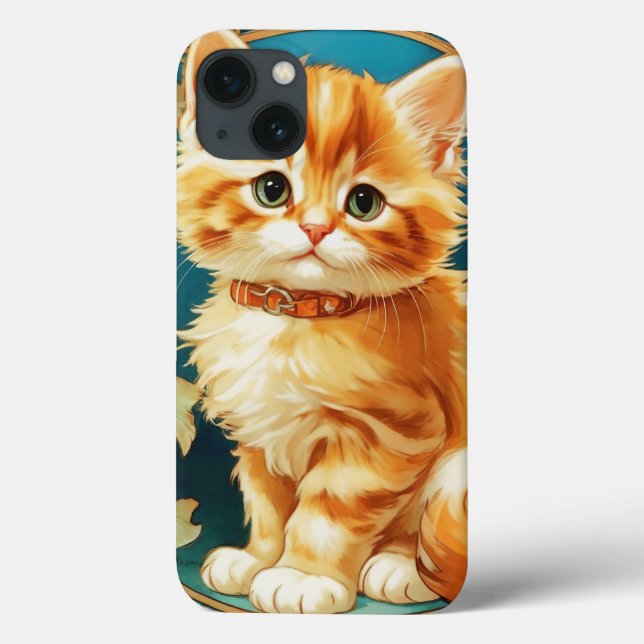 Coques Case-Mate iPhone Alphonse Mucha Art Nouveau Chat (Verso)