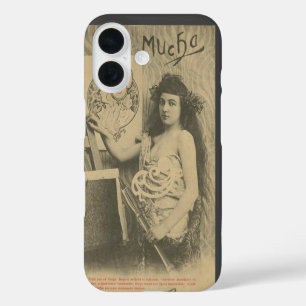 Coque Pour iPhone 16 Alphonse mucha art nouveau modèle photographique