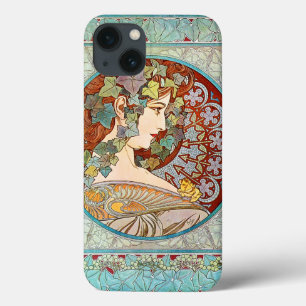 iPhone 13 Coque Alphonse Mucha Ivy