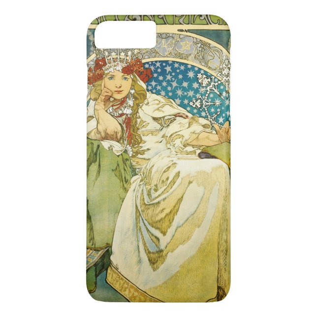 Coques Case-Mate iPhone Alphonse Mucha Princess Hyacinth Art Nouveau (Dos)