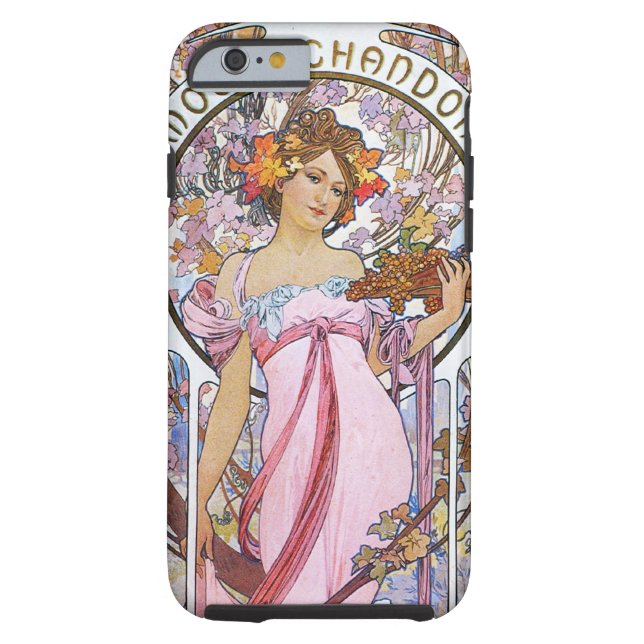 Coques Case-Mate iPhone Alphonse Mucha. Publicité de Champagne, 1899. (Dos)