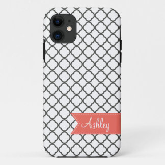 Coques Pour iPhone Aluminium de Quatre de charbon de bois avec le