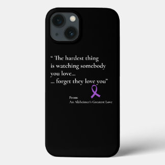 Case-Mate iPhone Case Alzheimer Pour La Fille D'Un Patient De Démence