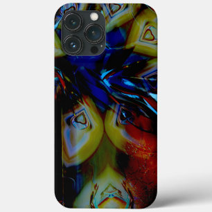 Case-Mate iPhone Case amandes Abstraites sous vitre foncé déformé