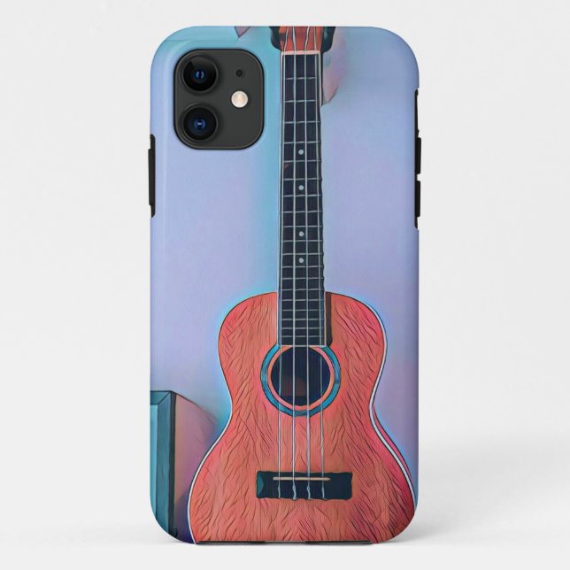 Coques Case-Mate iPhone Amant guitare drôle cadeau (Dos)