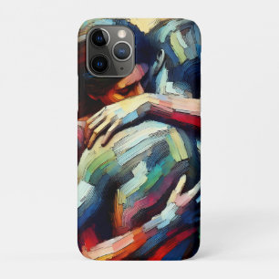 Case-Mate iPhone Case Amants s'étreignant dans le style de peinture à l'