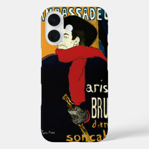 Coque Pour iPhone 16 Ambassadeurs Art Nouveau vintage, Toulouse Lautrec