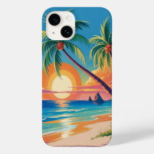 Coque Pour iPhone 14 Ambiance Estivale