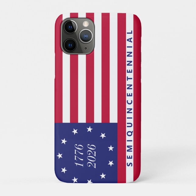 Coques Case-Mate iPhone America 250th Semiquincentennial 1776 2026 Us Flag (Dos)