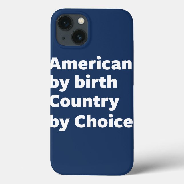 Coques Case-Mate iPhone Américain par naissance, pays par choix (Verso)