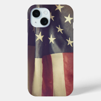 Coque Pour iPhone 15 American Flag Cover