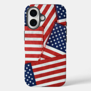 Coque Pour iPhone 16 American Flags Collection