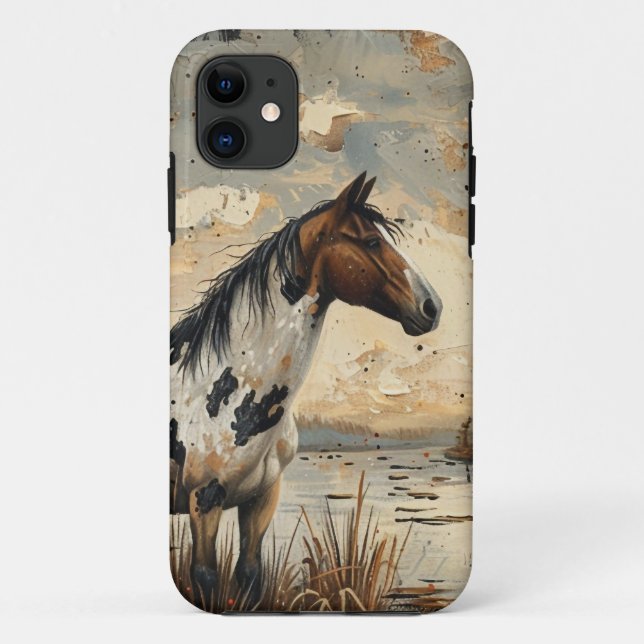Coques Case-Mate iPhone American Mustang Wild Horse Western (Dos)