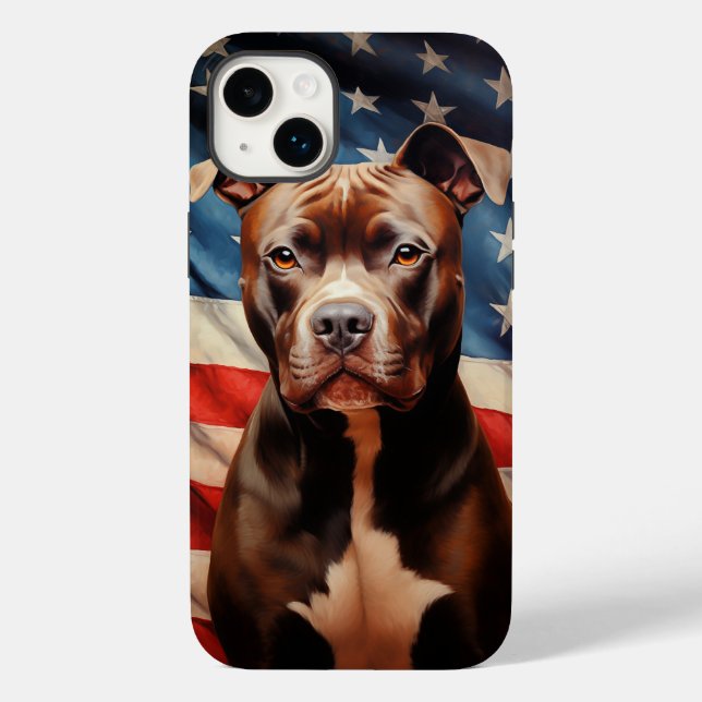 Coques Case-Mate iPhone American Pit Bull Terrier (Verso)