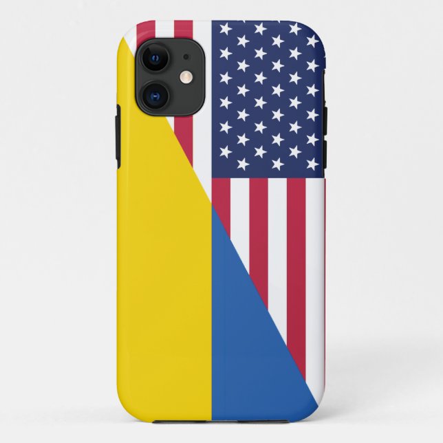Coques Case-Mate iPhone American support towards Ukraine Sherpa Blanket (Dos)