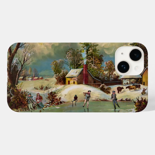 Coques Case-Mate iPhone American Winter Life (Verso (horizontal))