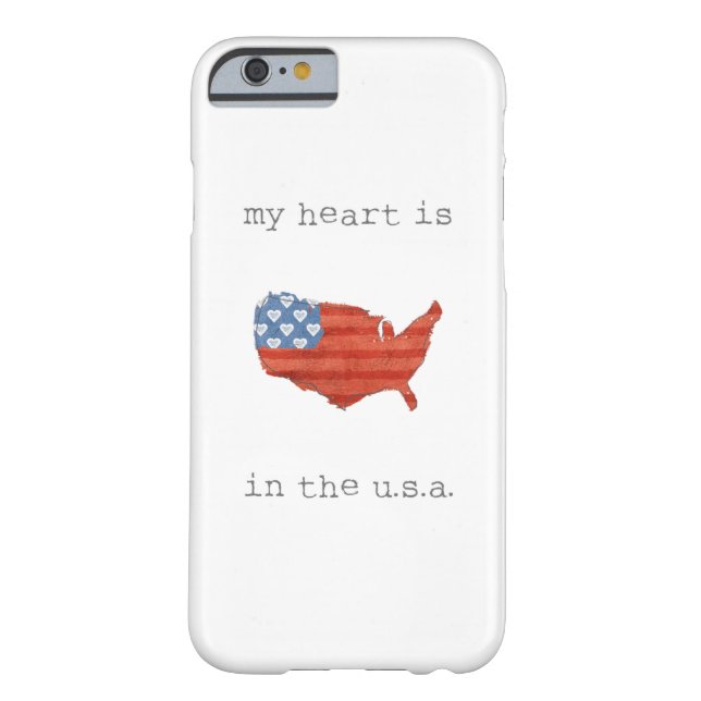 Coques Case-Mate iPhone | americana mon coeur est dans la carte des (Dos)
