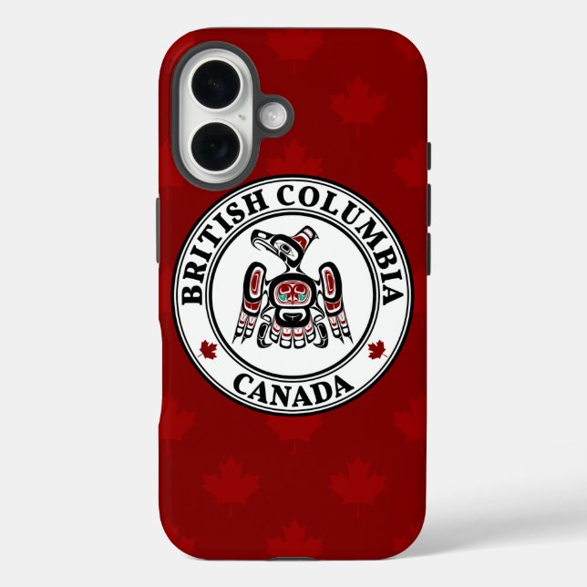 Coques Case-Mate iPhone Amérindien Red Black Art Kaigani Thunderbird (Verso)