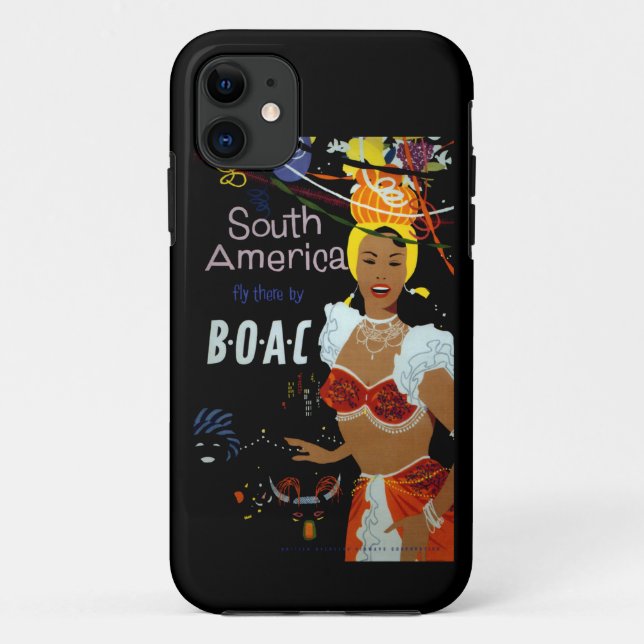 Coques Case-Mate iPhone Amérique du Sud ~ Vol là (Dos)