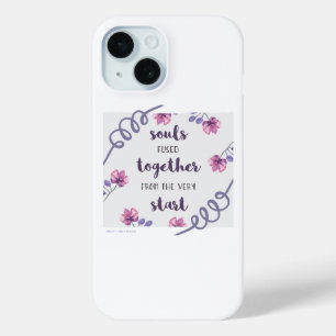 Coque Pour iPhone 15 âmes fusionnées dès le début